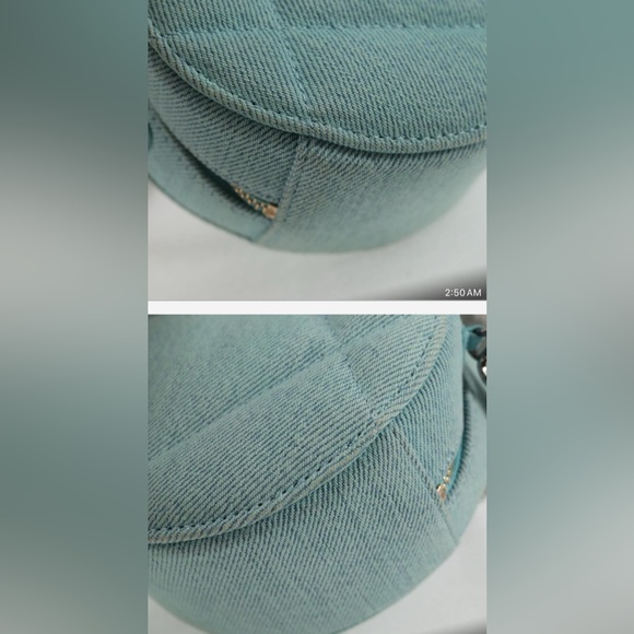 Chanel 19 Denim Round Clutch chain Bag - Picture 8 of 13